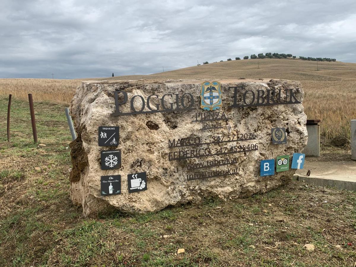 Agriturismo Poggio Tobruk Pienza Exterior foto